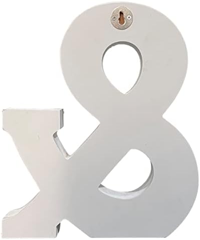 Large Wood Letter Distressed White Wash Alphabet Wall Décor Monogram Letter - Image 3