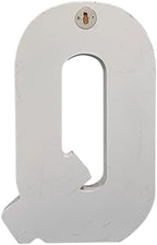 ABELOTS Large Wood Distressed White Wash Alphabet Wall Decor Monogram Letter - Image 4
