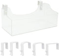 Acrylic Hanging Bedside Shelf by MATIMASU