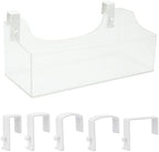 Acrylic Hanging Bedside Shelf by MATIMASU