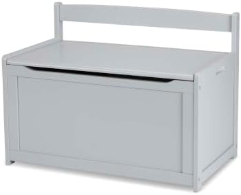 Melissa & Doug Toy Chest, Wooden Toy Storage Box - Image 3