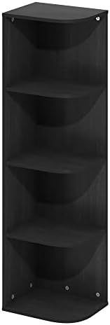 Furinno Pasir 4-Tier Corner Open Shelf Bookcase - Image 6