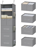 6-Shelf Hanging Closet Organizer by Bosuelife