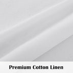 FRAMICS Farmhouse Valance Curtains, Boho Cotton Linen Kitchen Valance, Rustic - Image 5