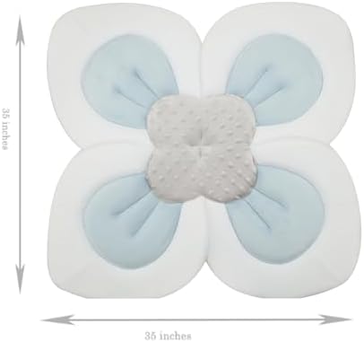 PandaEar Baby Bath Pad for Newborn, Soft Flower Infant Sink Bath Cushion - Image 3