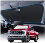 KUST Windshield Sun Shade for 2017-2022 Ford Super Duty F250 F350 F450 Pickup by KUST