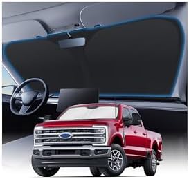 KUST Windshield Sun Shade for 2017-2022 Ford Super Duty F250 F350 F450 Pickup by KUST