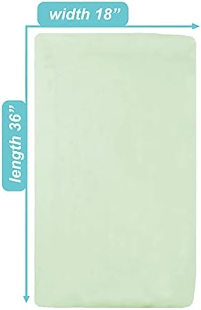 American Baby Company 100% Natural Cotton Fitted Cradle/Bassinet Sheet 36" x 18" - Image 2