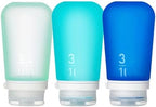 humangear GoToob+ 3-Pack, Mint/Aqua/Teal by humangear