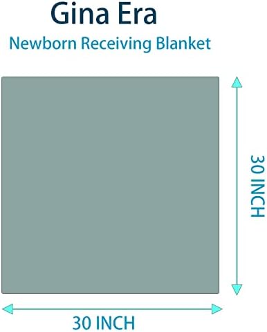 Gina Era Flannel Receiving Blankets, Baby Swaddle Blankets 100% Cotton 4 Pcs - Image 3