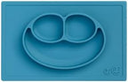ezpz Happy Mat - 24 Months+ - 100% Silicone Suction Placemat + Divided Plate - by ezpz