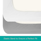 Crib Sheets Waterproof 2 Pack for Baby Boys Girls Fitted - Image 4