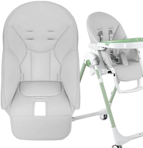 Baby High Chair Cover, PU Leather, Soft Padding, Highchair Seat Cushion - Image 6