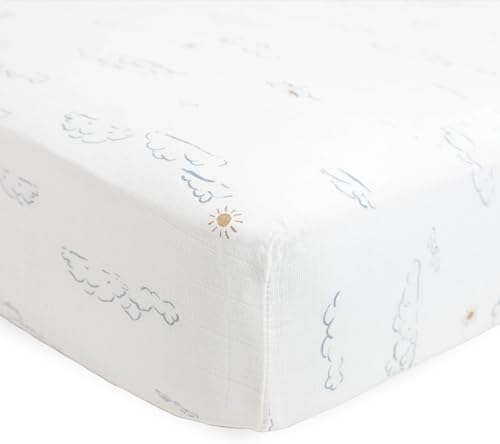 Little Unicorn Premium Crib Sheet | Breathable & Super-Soft Muslin Fabric - Image 2