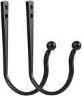 Mini Ball Curtain Holdbacks 4 Pack, Solid Zinc Alloy Wall Mounted Curtain by Mayrhyme