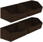 Homsorout Closet Baskets for Shelves Trapezoid by Homsorout