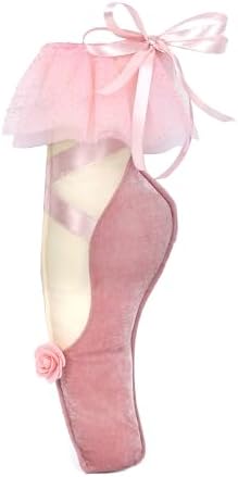 MON AMI Ballet Slipper Plush Accent Pillow, 14-Inch Dance Décor Gift by MonAmi