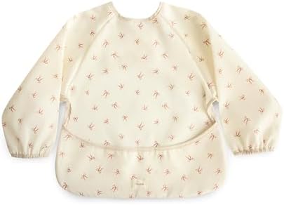 mushie Long Sleeve Baby Bib | Water Resistant Adjustable Fit by mushie