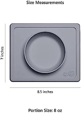 ezpz Mini Bowl - 12 Months+ - 100% Silicone Suction Placemat + Bowl - Image 5