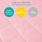 Mini Crib Mattress Protector 2 Pack Mini Crib Sheets Waterproof Pad Cover - Image 6