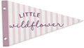 Wildflower Nursery Decor Pennant Felt Banners Flags, Pennant Girls Room Decor by Unknown