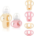 4-Pack Silicone Sleeves for Philips Avent Glass Bottles 4 & 8 oz by Unknown