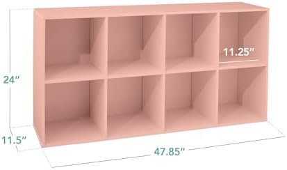Best Choice Products Kids Bookcase 8-Cube Storage Organizer, 11in Shelf Opening - Image 2