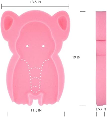 Soft Infant Bath Sponge Elephant Baby Bath Mat Newborn Comfy Foam Skid-Proof - Image 2