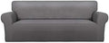 PureFit Stretch Couch Covers for Sofa Large Sofa Slipcovers Light Gray by PureFit