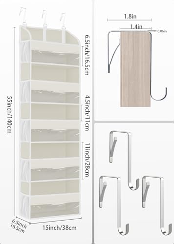 TAHAVICE 1 Pack Over The Door Storage Organizer - Image 6