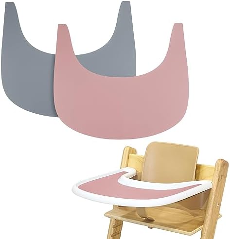2 Pieces High Chair Placemat Silicone by LLHQAMT
