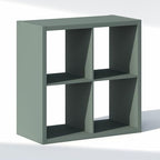 Furinno Cubic Extra Thick 4-Cube Closet Organizers and Storage, Sage Green - Image 7