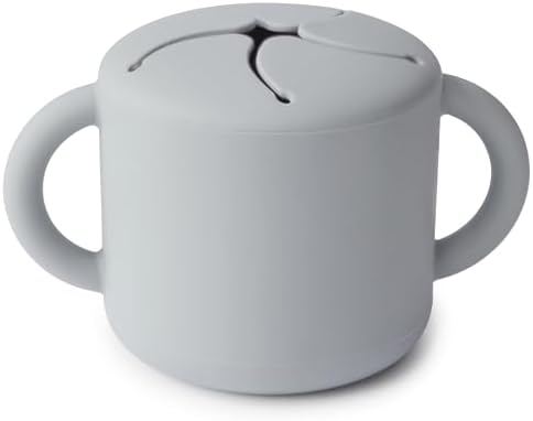mushie Silicone Snack Cup | Spill Proof Food Container by mushie