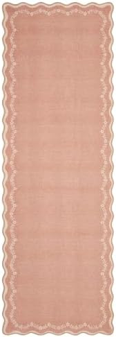 GarveeHome 2x6 Scalloped Washable Runner Rug Non Slip Hallway Kitchen Rug by GarveeHome