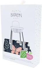 BapronBaby Butterfly Garden Waterproof Splash Mat Catch All Floor Cover - Image 6