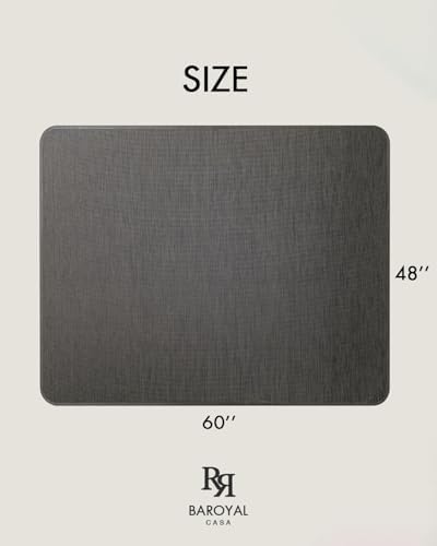 Baroyal Office Chair Mat for Hardwood Floor Under Desk Computer Rolling Chair - Image 6