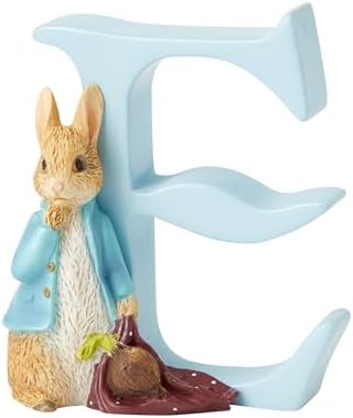 Enesco Beatrix Potter Alphabet Collection Letter E Peter Rabbit by Enesco