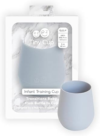 ezpz Tiny Cup - 4 months+ - 100% Silicone Training Cup by ezpz