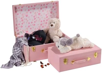 Sagala Decorative Trunk, Nested Large Storage Boxes - Image 3