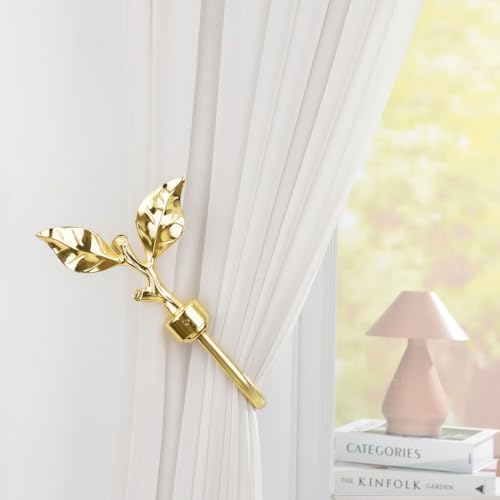 SUQ I OME Leaf Shaped Curtain Holdbacks, 1 Pair - Image 6