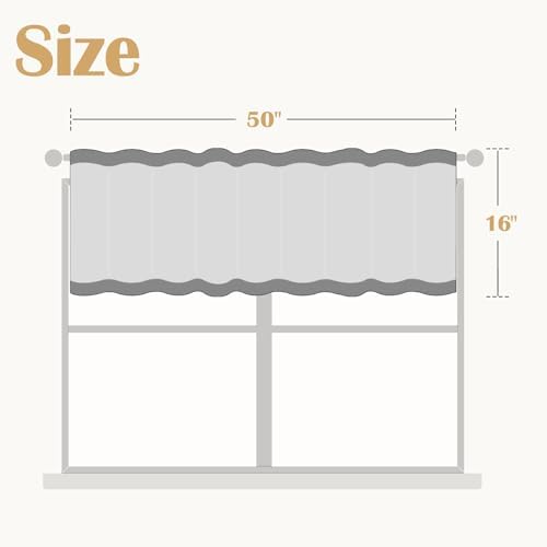 jinchan Linen Stripe Kitchen Valances - Image 5