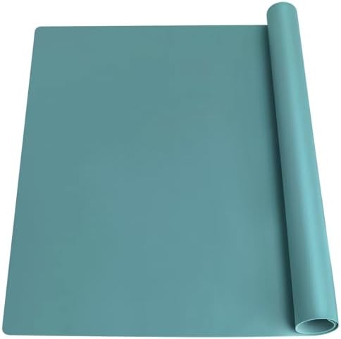 QPIX DIGITAL Extra Large Silicone Countertop Mat, Silicone Table Mat Kitchen by QPIXDIGITAL