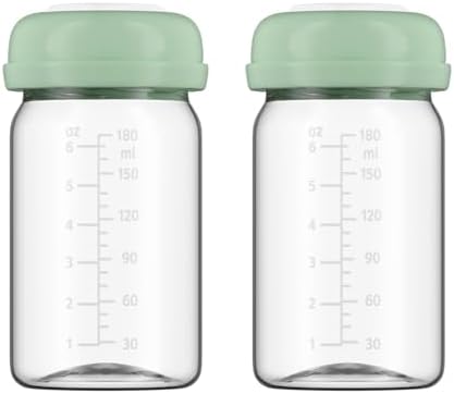 Breastmilk Storage Bottles Collection Bottles, 6oz Wide-Neck Breast Milk by Unknown