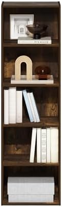 Furinno LUDER Book Shelf, 5-Tier Bookshelf, Bookcase - Image 5