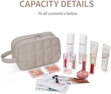 Narwey Quilted Travel Toiletry Bag - Image 3