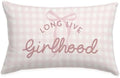 Girls Room Decor Throw Pillow Cover 12x20, Long Live Girlhood Throw Pillows by Wheatwin