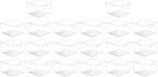 Vtopmart 20 Pack Extra Large Clear Storage Bins, 11x11 Cube Organizer by Vtopmart