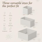 Criusia Drawer Organizer 18-Piece Set, Dresser Organizer - Image 2