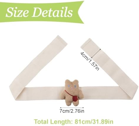 Cute Cartoon Animal Curtain Tiebacks 4Pcs Drape Rope Holdbacks - Image 2