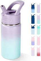 12oz Kids Water Bottle for School, Toddler Water Bottles by Fijinhom